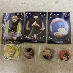 高田村交易所、文化祭　ブロマイド、缶バッジ、キーホルダーセット