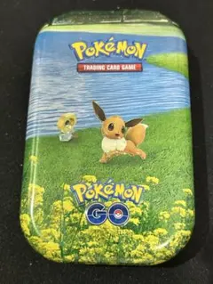 海外商品「ピカチュウ＆メルタン」tin缶 ダメカンケース