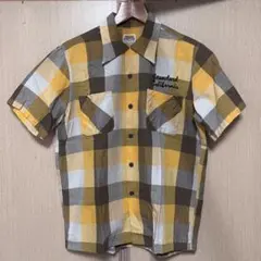 STANDARD CALIFORNIA 刺繍ロゴ チェックシャツ 半袖シャツのサムネイル
