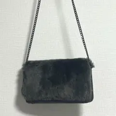 【RODE SKO】エコファー チェーンバック ハンドバック　肩掛けバック