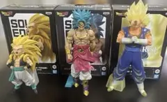 ドラゴンボール　フィギュア　超サイヤ人3ゴテンクス　ブロリー　ゴジータ&ベジット