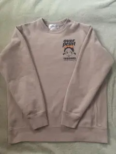 over print ハーフジップ プルオーバー スウェット L - メルカリ