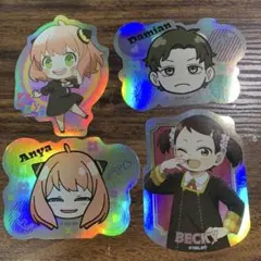SPY×FAMILY ステッカー　アーニャ　ダミアン　ベッキー