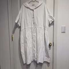 サマンサモスモス　セーラーワンピース　白　ホワイト