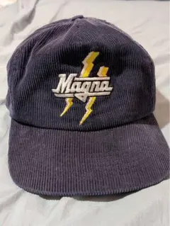 80s】 MAGNA タバコ 企業ロゴ コーデュロイキャップ - メルカリ