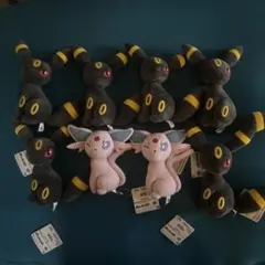 ポケモン ポケットモンスター ほぺぴたぬ いぐるみ エーフィ ブラッキーセット