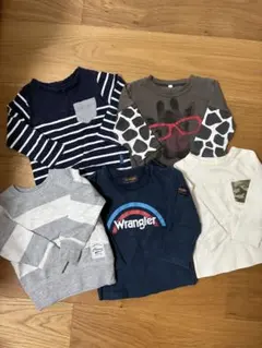 長袖Tシャツ 5枚セット 80 90サイズ