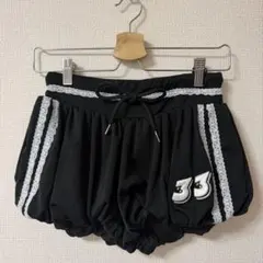 バルーンショートパンツ ブラック