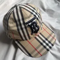 Burberry チェック柄キャップ - メルカリ