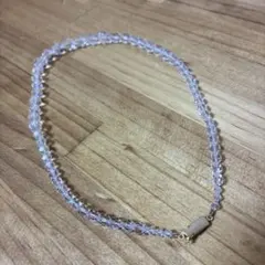 水晶　ネックレス　昭和　レトロ　ノスタルジック