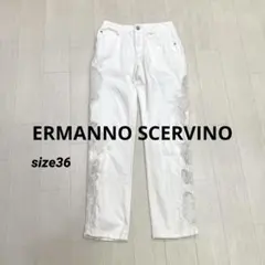 イタリア製 美品 ERMANNO SCERVINO レース タートルニット - メルカリ