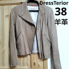 DRESSTERIOR 羊革 ライダースジャケット 38 ドレステリアのサムネイル