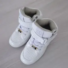 【20.0センチ】ホワイト ハイカットスニーカー 　ダンス