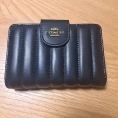 COACH ブラック 二つ折り財布