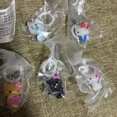 匿名送料込　新品★ハローキティ めじるしアクセサリー　5点　小悪魔　日焼け　天使