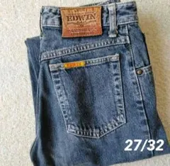 EDWIN ダークブルーデニム ジーンズ 27-32