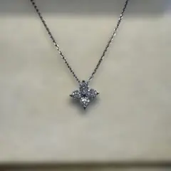 Pt950【STAR JEWELRY】高級ダイヤモンドネックレス最安値レア! - メルカリ