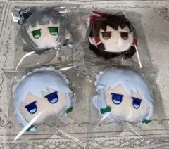 東方project DAISOコラボ　フェイスぬいぐるみキーホルダー