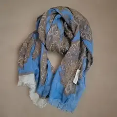 【Barbieri】ペイズリー柄 ✴ストール✴長さ 縦47cm❌149cm✴
