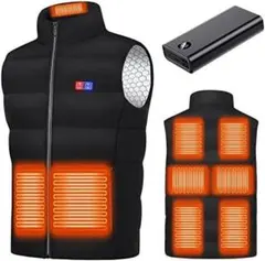 【毎日100円値下げ】5221電熱防寒ベスト ヒーターベスト　バッテリー付き