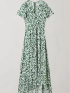 今期　FLAY I.D フレイ アイディー　カシュクールプリントワンピース