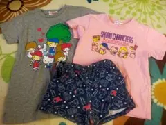 ★ サンリオ キャラクターズ 半袖 パジャマ 2種類 セット 120 ★