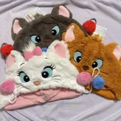 ディズニー　ファンキャップ58cmベルリオーズ　マリー　トゥルーズ　3点セット