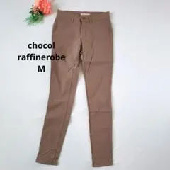 k471♥【ショコラフィネローブ】裏起毛 スキニーパンツ M ピンク ストレッチ