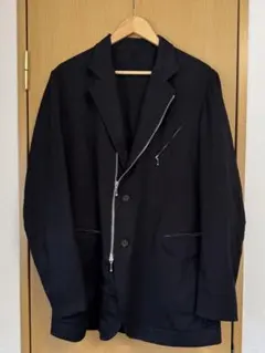 S’YTE Yohji Yamamoto 지퍼 라이더스 재킷 블랙
