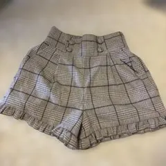 チェック ハーフパンツ　ラブトキ