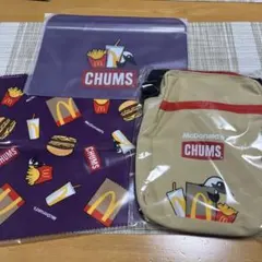 マクドナルド　2023チャムスコラボショルダーバッグマグジップバック
