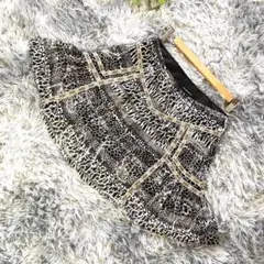 ROSE BUD【M】レオパード刺繍 ミニスカート 個性派 春◎ 韓国製