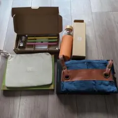 Nespresso　ノベルティオレンジボトル・バッグセット・レシピキッド