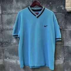 古着 00年代 ナイキ NIKE TEAM ゲームシャツ 鹿子 刺繍