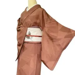 A118愛華 着物 訪問着　小紋　正絹　美品　フォーマル