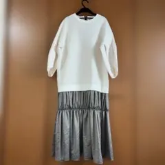 SEVENDAYZ 異素材ドッキングワンピース