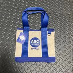 ABC STORES ハワイ限定 ミニトートバッグ ブルー ABCストア - メルカリ
