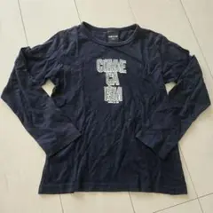 COMME CA ISM 長袖カットソー 120 ネイビー