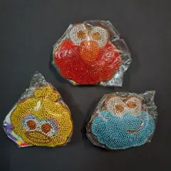 セサミストリート きらきらマスコット全3種 ラインストーン