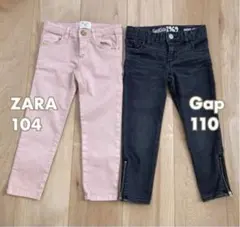 女の子ボトムスまとめ【zara 104cm・GapKids 110cm】