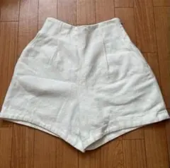 ハイウエスト ショートパンツ ホワイト　snidelのサムネイル