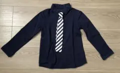 ネクタイ付きポロシャツ