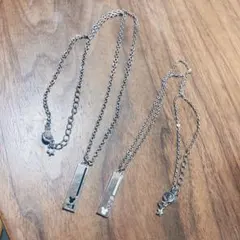 ディズニーに行った際購入したペアネックレスです。