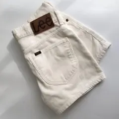 Lee コーデュロイ ショートパンツ ホワイト