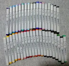コピック 旧スクエア 39本セット／インク良好／グレー系あり／30年前購入のサムネイル