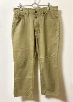 POLO RALPH LAUREN ポロチノ 革タグ ベージュ カットオフ