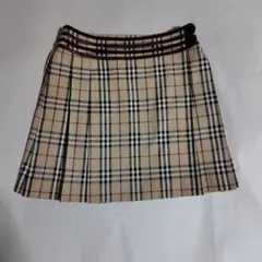 バーバリーブルーレーベル　ミニスカート　クリーニング済み
