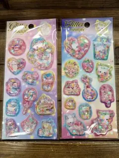 グリッターマジック ウォーターシール 2枚