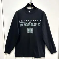 UniversityOfHawaiiハワイ大学 長袖Tシャツ ロンT両面プリント