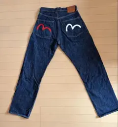 EVISU 2003 NO2 シンチバック 白カモメ 赤耳 34インチ - メルカリ